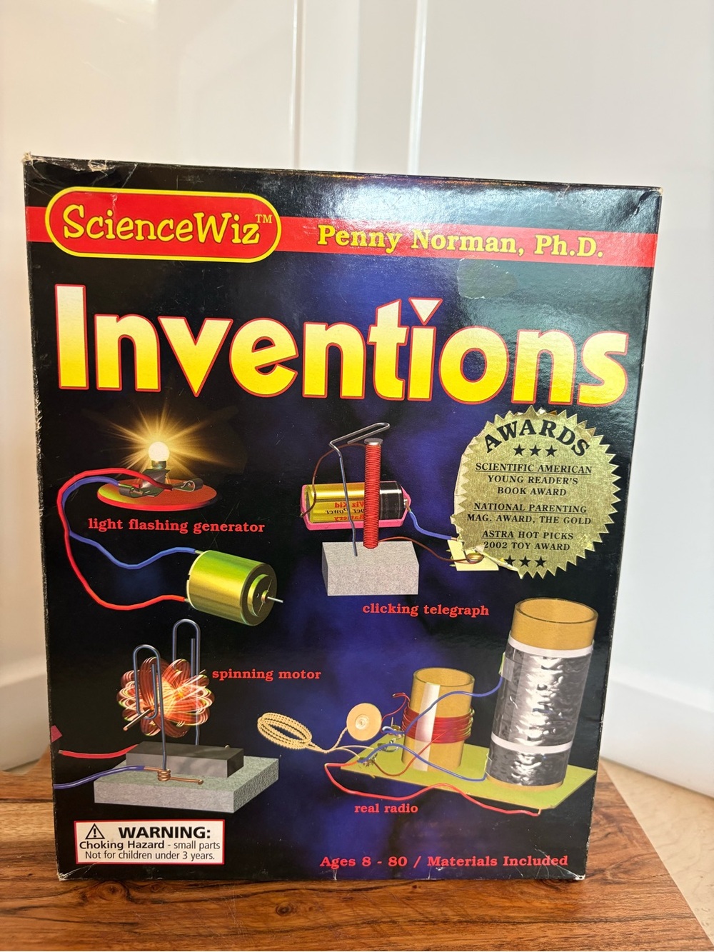 ScienceWiz Inventions Kit - Educational STEM Toy - Black/Yellow